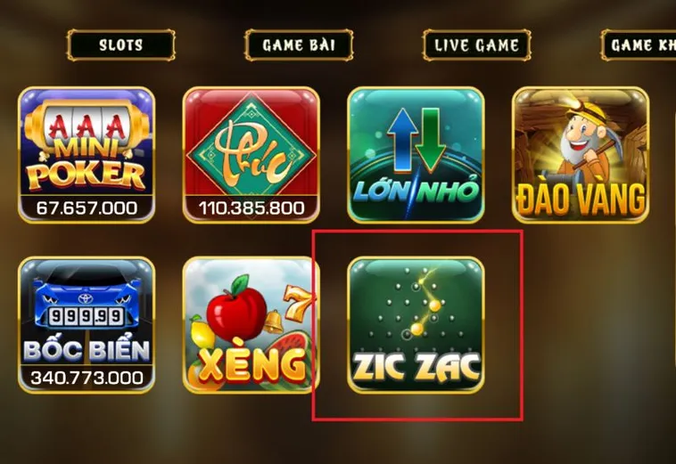 Game Nhanh ZicZac Tại HitClub Lối Chơi Độc Đáo Thắng Tiền Tỷ