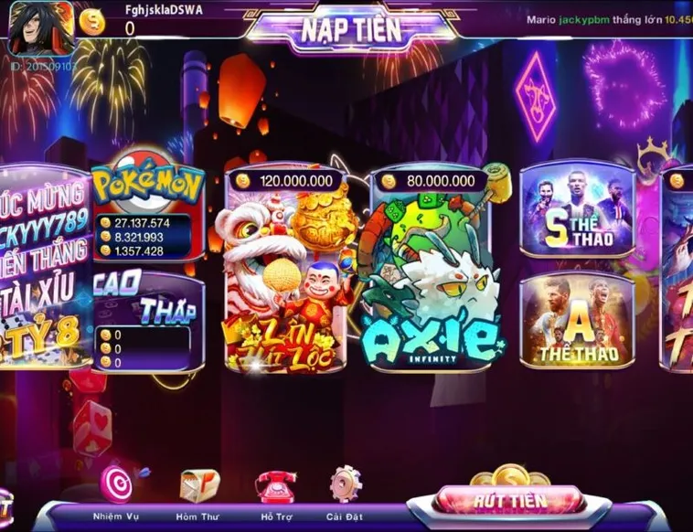 Nổ Hũ Lân Hái Lộc Tại HitClub Quay Hũ Thần Tài Nhận Thưởng Cực Lớn